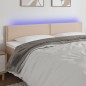 Testiera Cappuccino a LED 200x5x78/88 cm in Similpelle Testiera Cappuccino a LED 200x5x78/88 cm in Similpelle