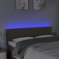 vidaXL Testiera a LED Tortora 144x5x78/88 cm in Tessuto vidaXL Testiera a LED Tortora 144x5x78/88 cm in Tessuto