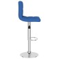 vidaXL Sgabelli da Bar 2 pz Blu in Tessuto vidaXL Sgabelli da Bar 2 pz Blu in Tessuto