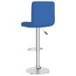 vidaXL Sgabelli da Bar 2 pz Blu in Tessuto vidaXL Sgabelli da Bar 2 pz Blu in Tessuto