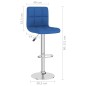 vidaXL Sgabelli da Bar 2 pz Blu in Tessuto vidaXL Sgabelli da Bar 2 pz Blu in Tessuto
