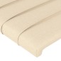 Testiera a LED Crema 144x5x78/88 cm in Tessuto Testiera a LED Crema 144x5x78/88 cm in Tessuto