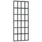 vidaXL Porta Scorrevole con Kit Montaggio Vetro ESG Alluminio 76x205cm