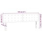 Testiera a LED Grigio 160x5x78/88 cm in Similpelle Testiera a LED Grigio 160x5x78/88 cm in Similpelle