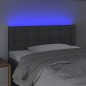 Testiera a LED Grigio Scuro 80x5x78/88 cm in Tessuto Testiera a LED Grigio Scuro 80x5x78/88 cm in Tessuto