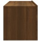 vidaXL Mobili Porta TV a Parete 4 pz Rovere Marrone 100x30x30 cm vidaXL Mobili Porta TV a Parete 4 pz Rovere Marrone 100x30x30 cm