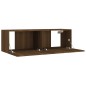 vidaXL Set Mobili Porta TV 8pz Rovere Marrone in Legno Multistrato vidaXL Set Mobili Porta TV 8pz Rovere Marrone in Legno Multistrato
