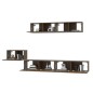 vidaXL Set Mobili Porta TV 5 pz Rovere Marrone in Legno Multistrato vidaXL Set Mobili Porta TV 5 pz Rovere Marrone in Legno Multistrato
