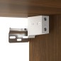 vidaXL Mobile Porta TV a Parete Rovere Marrone in Legno Multistrato vidaXL Mobile Porta TV a Parete Rovere Marrone in Legno Multistrato
