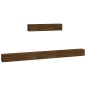 vidaXL Set Mobili Porta TV 6 pz Rovere Marrone in Legno Multistrato vidaXL Set Mobili Porta TV 6 pz Rovere Marrone in Legno Multistrato
