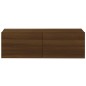 vidaXL Set Mobili Porta TV 6 pz Rovere Marrone in Legno Multistrato vidaXL Set Mobili Porta TV 6 pz Rovere Marrone in Legno Multistrato