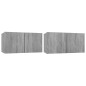 vidaXL Set di Mobili Porta TV 5 pz Grigio Sonoma in Legno Multistrato vidaXL Set di Mobili Porta TV 5 pz Grigio Sonoma in Legno Multistrato