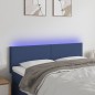 Testiera a LED Blu 144x5x78/88 cm in Tessuto Testiera a LED Blu 144x5x78/88 cm in Tessuto