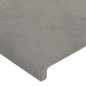 Testiera a LED Grigio Chiaro 90x5x118/128 cm in Velluto Testiera a LED Grigio Chiaro 90x5x118/128 cm in Velluto