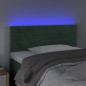 Testiera a LED Verde Scuro 80x5x78/88 cm in Velluto Testiera a LED Verde Scuro 80x5x78/88 cm in Velluto