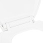 vidaXL Copriwater Ammortizzato a Sgancio Rapido Bianco vidaXL Copriwater Ammortizzato a Sgancio Rapido Bianco