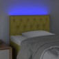 Testiera a LED Verde 80x7x78/88 cm in Tessuto Testiera a LED Verde 80x7x78/88 cm in Tessuto