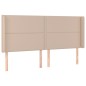 Testiera ad Orecchio Cappuccino 203x16x118/128 cm in Similpelle Testiera ad Orecchio Cappuccino 203x16x118/128 cm in Similpelle