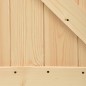 vidaXL Porta Scorrevole con Set Hardware 100x210cm Legno Massello Pino