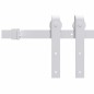 vidaXL Porta Scorrevole con Set Hardware 90x210 cm Legno Massello Pino