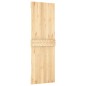vidaXL Porta Scorrevole con Set Hardware 70x210 cm Legno Massello Pino vidaXL Porta Scorrevole con Set Hardware 70x210 cm Legno Massello Pino