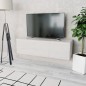 vidaXL Mobile TV in Truciolato 120x40x34 cm Bianco Lucido vidaXL Mobile TV in Truciolato 120x40x34 cm Bianco Lucido