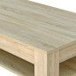 vidaXL Tavolino da Caffè in Truciolato 110x65x48 cm Quercia vidaXL Tavolino da Caffè in Truciolato 110x65x48 cm Quercia