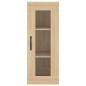 vidaXL Mobile a Parete Rovere Sonoma 34,5x34x90 cm
