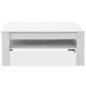 vidaXL Tavolino da Caffè in Truciolato 110x65x48 cm Bianco vidaXL Tavolino da Caffè in Truciolato 110x65x48 cm Bianco