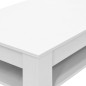 vidaXL Tavolino da Caffè in Truciolato 110x65x48 cm Bianco vidaXL Tavolino da Caffè in Truciolato 110x65x48 cm Bianco