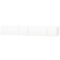 vidaXL Mobili Porta TV 2 pz in Truciolato 120x40x34 cm Bianco Lucido vidaXL Mobili Porta TV 2 pz in Truciolato 120x40x34 cm Bianco Lucido