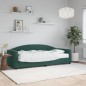 vidaXL Divano Letto con Materasso Verde Scuro 80x200 cm in Velluto vidaXL Divano Letto con Materasso Verde Scuro 80x200 cm in Velluto