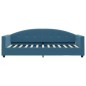 vidaXL Divano Letto con Materasso Blu 80x200 cm in Velluto vidaXL Divano Letto con Materasso Blu 80x200 cm in Velluto