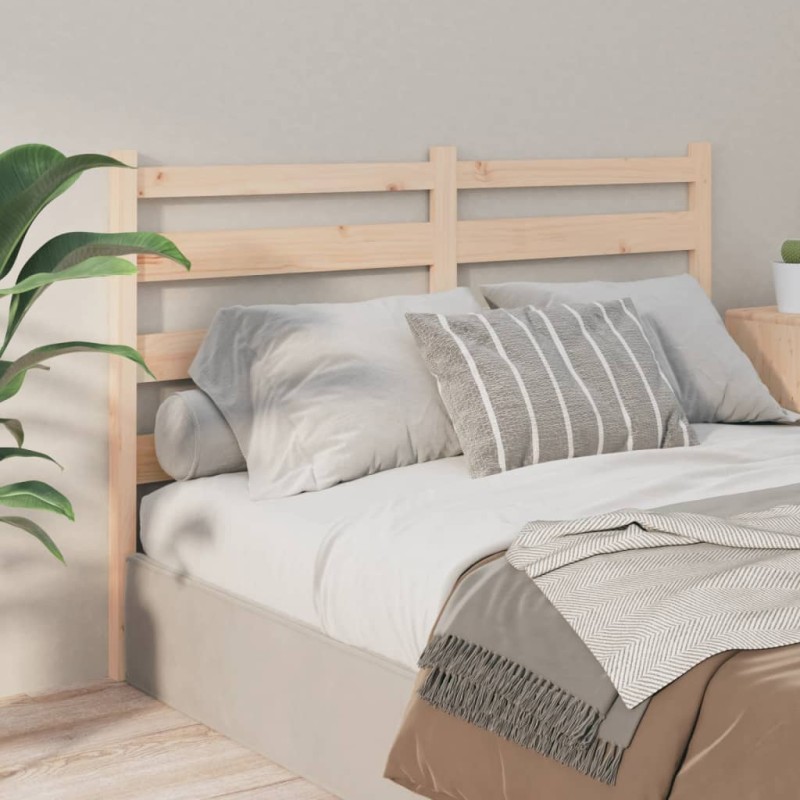 Testiera per Letto 146x4x100 cm in Legno Massello di Pino Testiera per Letto 146x4x100 cm in Legno Massello di Pino