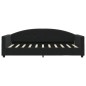 vidaXL Divano Letto con Materasso Nero 90x190 cm in Velluto