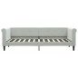 vidaXL Divano Letto con Letto Estraibile Grigio Chiaro 80x200 Velluto vidaXL Divano Letto con Letto Estraibile Grigio Chiaro 80x200 Velluto