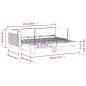 vidaXL Divano Letto con Letto Estraibile Grigio Chiaro 80x200 Velluto vidaXL Divano Letto con Letto Estraibile Grigio Chiaro 80x200 Velluto
