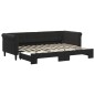 vidaXL Divano Letto con Letto Estraibile Nero 80x200 cm in Velluto vidaXL Divano Letto con Letto Estraibile Nero 80x200 cm in Velluto