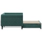 vidaXL Divano Letto con Letto Estraibile Verde Scuro 90x200cm Velluto vidaXL Divano Letto con Letto Estraibile Verde Scuro 90x200cm Velluto