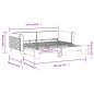 vidaXL Divano Letto con Letto Estraibile Grigio Chiaro 90x200 Velluto