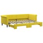vidaXL Divano Letto con Letto Estraibile Giallo 80x200 cm in Velluto