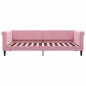 vidaXL Divano Letto con Letto Estraibile Rosa 90x200 cm in Velluto vidaXL Divano Letto con Letto Estraibile Rosa 90x200 cm in Velluto