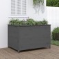 vidaXL Fioriera Rialzata Giardino Grigia 119,5x82,5x78cm Massello Pino vidaXL Fioriera Rialzata Giardino Grigia 119,5x82,5x78cm Massello Pino
