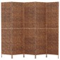 vidaXL Divisorio Ambienti 5Pannelli Marrone 205x180cm Giacinto d'Acqua vidaXL Divisorio Ambienti 5Pannelli Marrone 205x180cm Giacinto d'Acqua