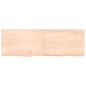 vidaXL Piano per Tavolo 120x40x6 cm in Rovere Massello Non Trattato