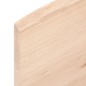 vidaXL Piano per Tavolo 100x50x2 cm in Rovere Massello Non Trattato vidaXL Piano per Tavolo 100x50x2 cm in Rovere Massello Non Trattato