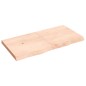 vidaXL Piano per Tavolo 120x60x6 cm in Rovere Massello Non Trattato