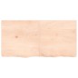 vidaXL Piano per Tavolo 120x60x6 cm in Rovere Massello Non Trattato