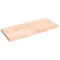 vidaXL Piano per Tavolo 140x60x(2-6)cm in Rovere Massello Non Trattato vidaXL Piano per Tavolo 140x60x(2-6)cm in Rovere Massello Non Trattato