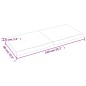 vidaXL Piano per Tavolo 140x60x(2-6)cm in Rovere Massello Non Trattato vidaXL Piano per Tavolo 140x60x(2-6)cm in Rovere Massello Non Trattato